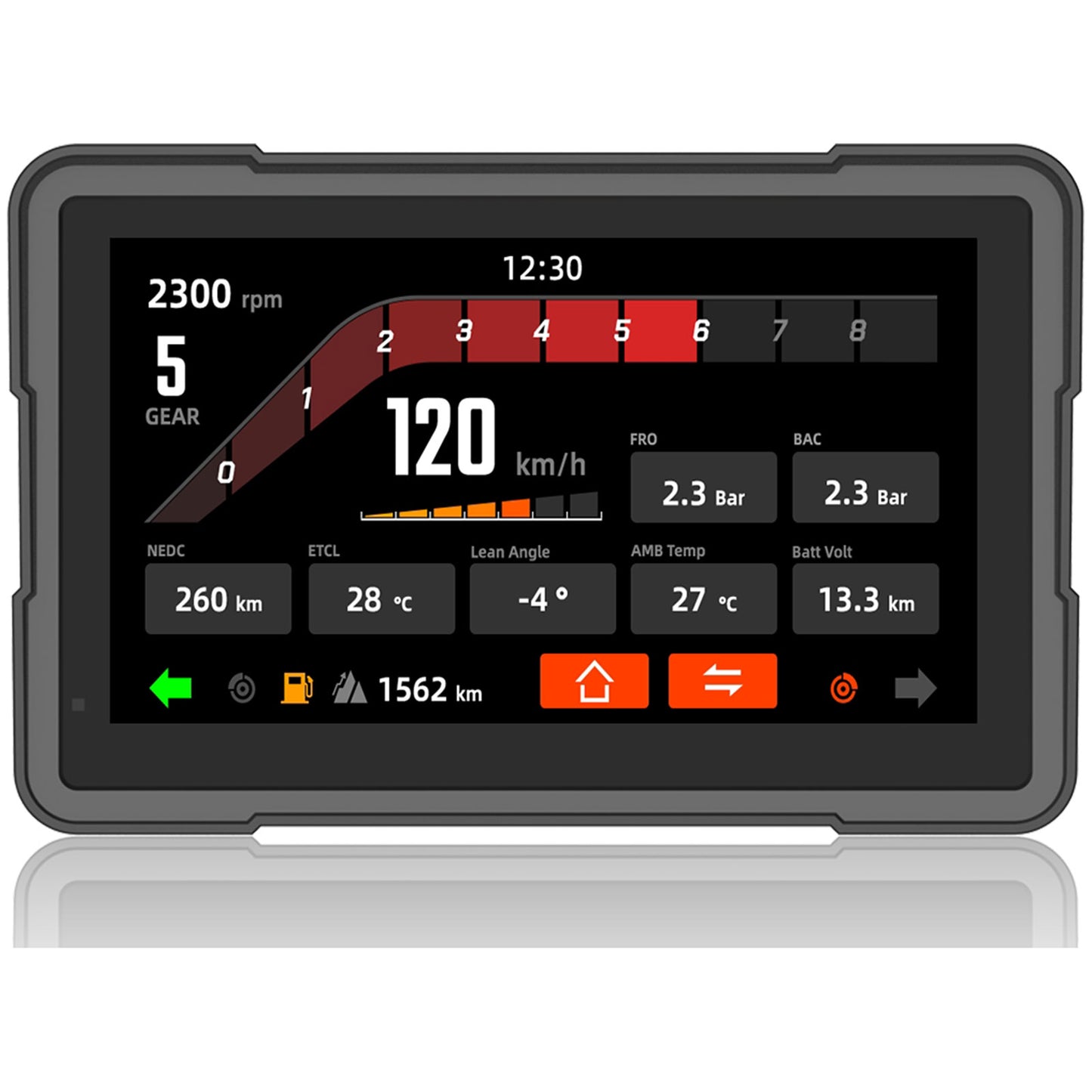 Motorcycle Carplay Screen for BMW R1200GS/R1200GSADV /R1250GS/R1250GSADV Motorcycle, 7 inch Waterproof Touchscreen, Portable Carplay/Android Auto GPS Navigation for Motorbike, Dual Bluetooth