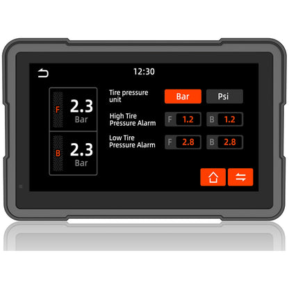 Motorcycle Carplay Screen for BMW R1200GS/R1200GSADV /R1250GS/R1250GSADV Motorcycle, 7 inch Waterproof Touchscreen, Portable Carplay/Android Auto GPS Navigation for Motorbike, Dual Bluetooth