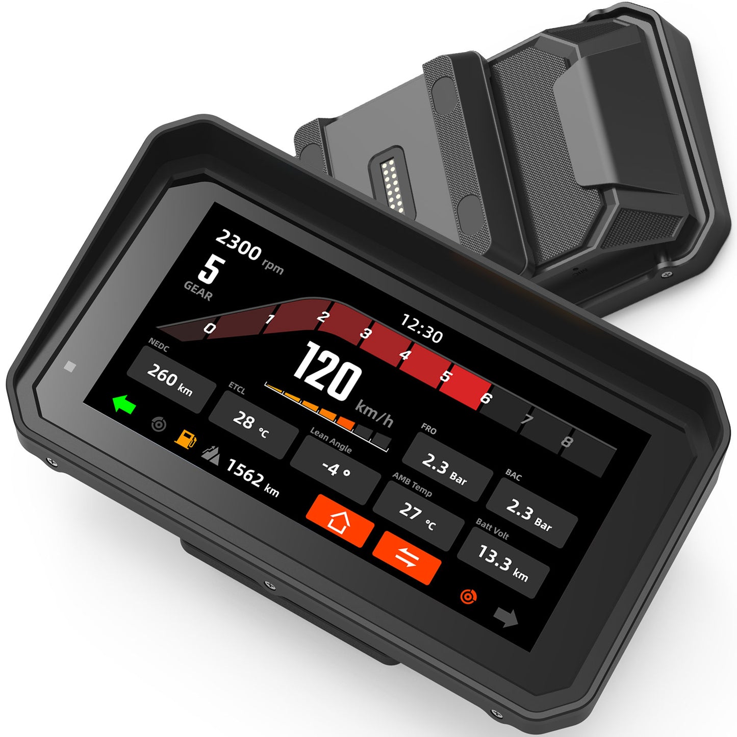 Motorcycle Carplay Screen for BMW R1200GS/R1200GSADV /R1250GS/R1250GSADV Motorcycle, 6 inch Waterproof Touchscreen, Portable Carplay/Android Auto GPS Navigation for Motorbike, Dual Bluetooth