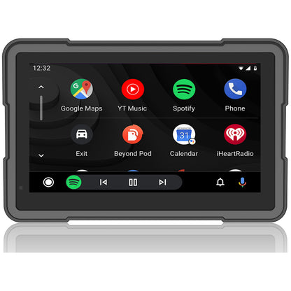 Motorcycle Carplay Screen for BMW R1200GS/R1200GSADV /R1250GS/R1250GSADV Motorcycle, 7 inch Waterproof Touchscreen, Portable Carplay/Android Auto GPS Navigation for Motorbike, Dual Bluetooth