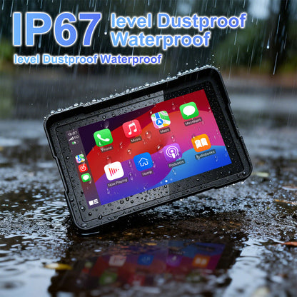 2025 WEUASTE Professional BM700 for BMW R1200GS R1250GS S1000XR Motorcycle CarPlay & Android Auto, 7" Waterproof GPS Screen, Data Reading, Native Wonder, TPMS, Light Sensor, Music Sharing, Intercom,16-Pin